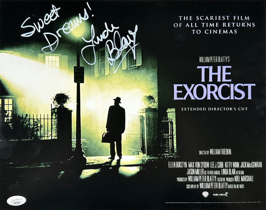 Signed 11x14 Linda Blair The Exorcist "Sweet Dreams" JSA Authenticated