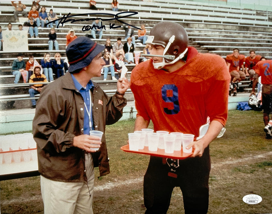 Signed 11x14 Henry Winkler Waterboy "Coach K" Water cups JSA Authenticated