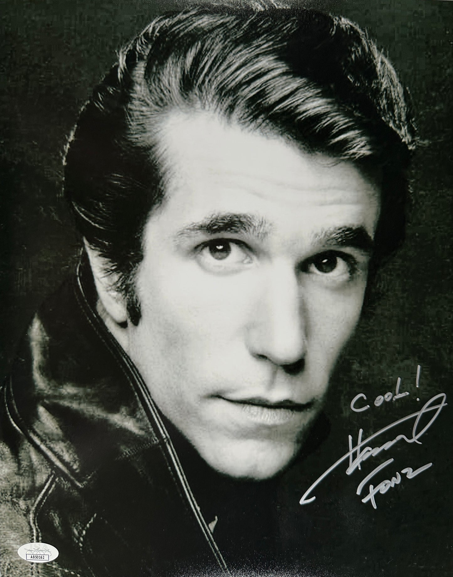 Henry Winkler Signed 11x14 Happy Days "Cool & Fonz" Double inscription JSA Authenticated