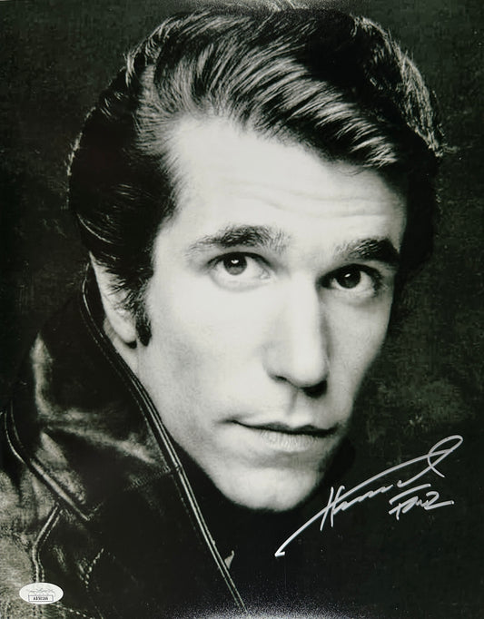 Henry Winkler Signed 11x14 Happy Days "Fonz" JSA Authenticated