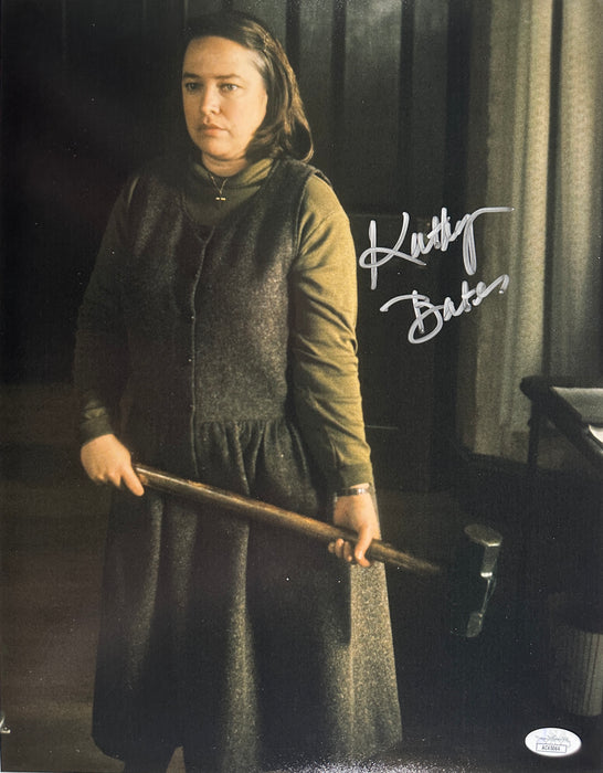 Signed 11x14 Kathy Bates Misery Sledgehammer JSA Authenticated