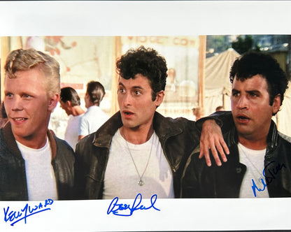 Kelly Ward, Barry Pearl, Michasl Tucci Signed 11x14 Grease JSA Authenticated