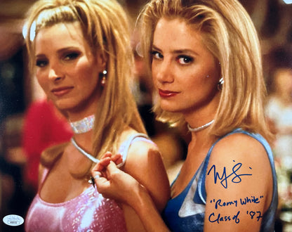 Mira Sorvino Romey & Michelle "Class of '87" Romey White JSA Authenticated Signed 11x14