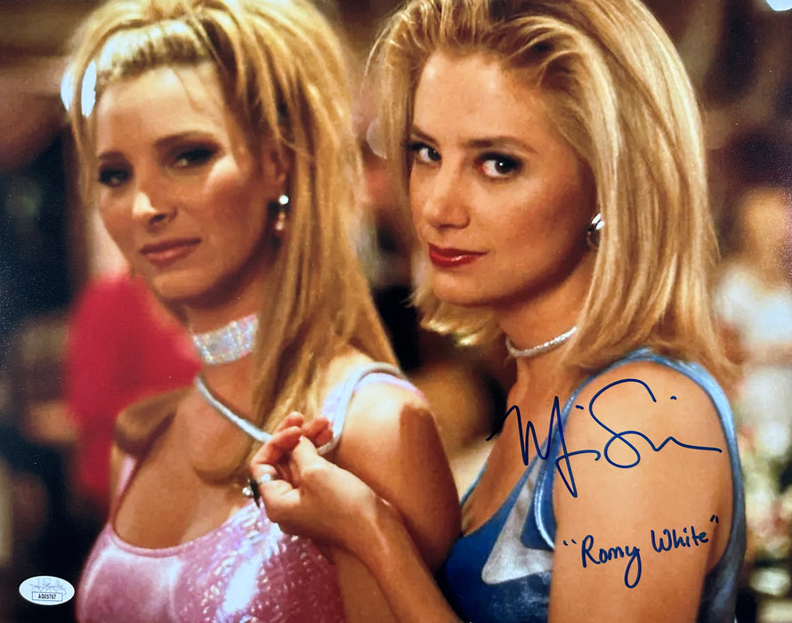 Signed 11x14 Mira Sorvino Romey & Michelle Romey White JSA Authenticated