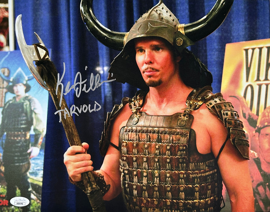 Signed 11x14 Kevin Dillon Entourage "Tarvold" Viking Quest Comic Con JSA Authenticated