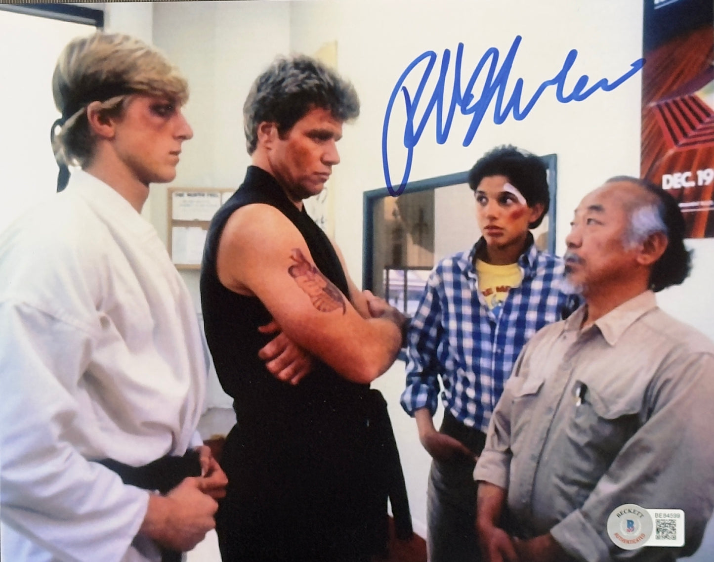 Ralph Macchio Karate Kid BGS Authenticated Signed 8x10