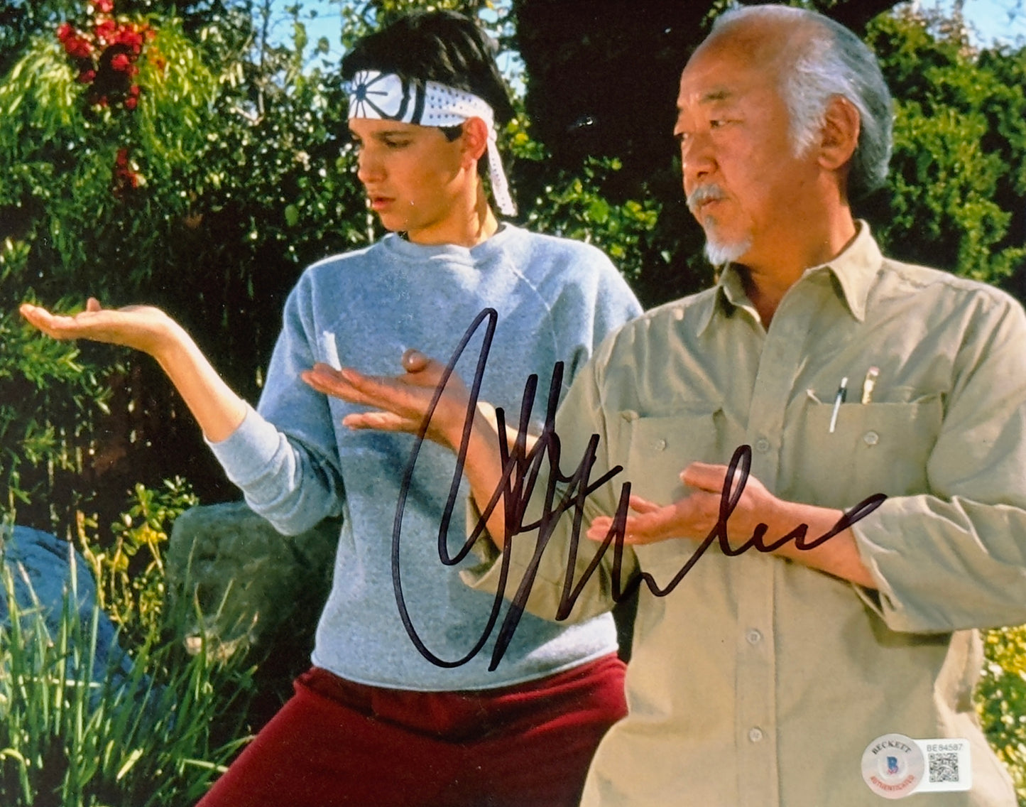 Ralph Macchio Karate Kid BGS Authenticated Signed 8x10