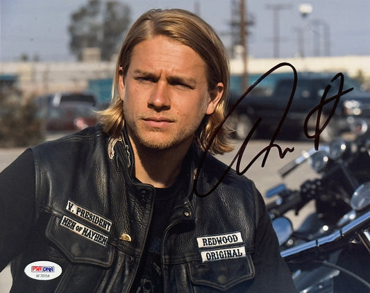 Charlie Hunnam signed 8x10 Sons of Anarchy PSA Authenticated