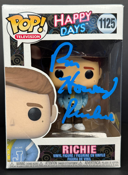 Ron Howard RARE "Ritchie" inscription Happy Days Blue signed Funko POP!  - JSA Authenticated