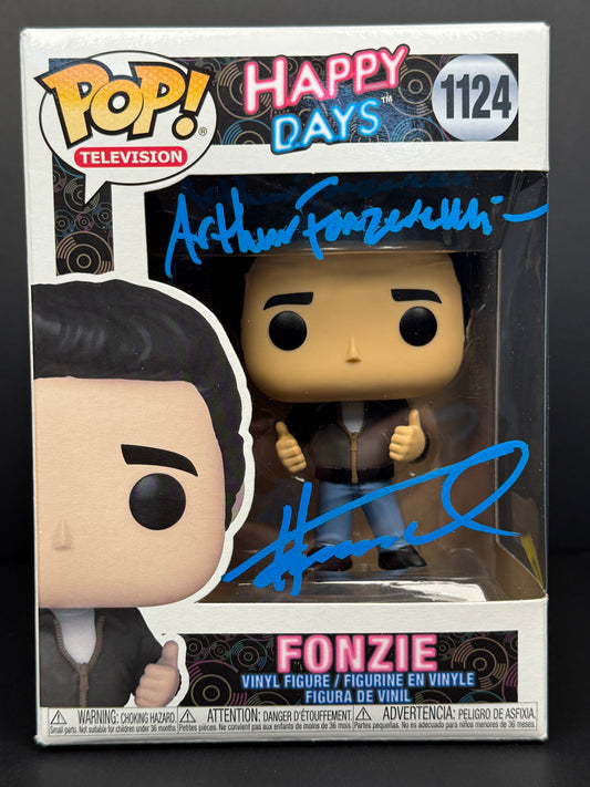 Henry Winkler "Arthur Fonzarelli" inscription Happy Days Blue signed Funko POP!  - JSA or Beckett Authenticated