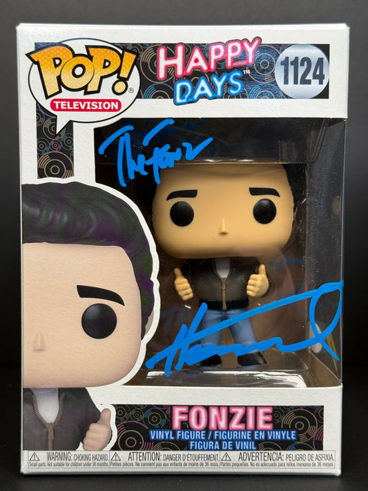 Henry Winkler "The Fonz" inscription Happy Days Blue signed Funko POP!  - JSA Authenticated