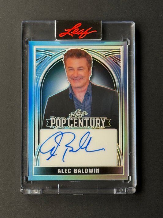 Alec Baldwin Signed Leaf Pop Century Promo card - Only 75 of these were made!