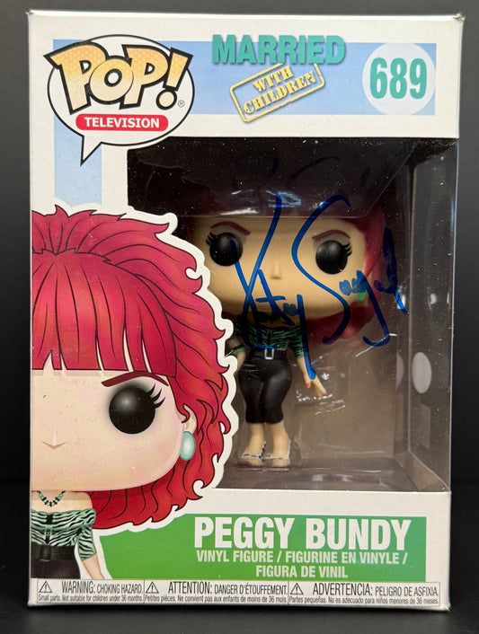 Katey Sagal Peggy Bundy Married with Children Blue signed Funko POP!  - JSA Authenticated