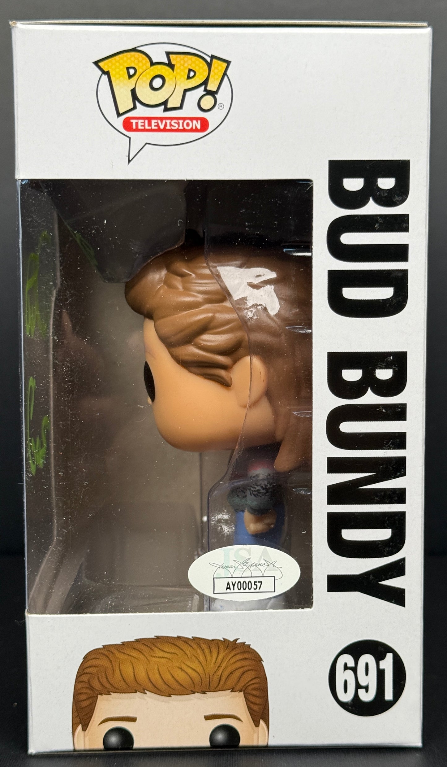 David Faustino "Bud" inscription Married with Children Green signed Funko POP!  - JSA Authenticated