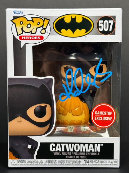 Halle Berry Catwoman Batman Blue signed Funko POP!  - JSA & Celebrity Authentics Authenticated