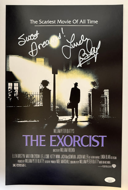 Linda Blair The Exorcist "Sweet Dreams" JSA Authenticated Signed 11x17