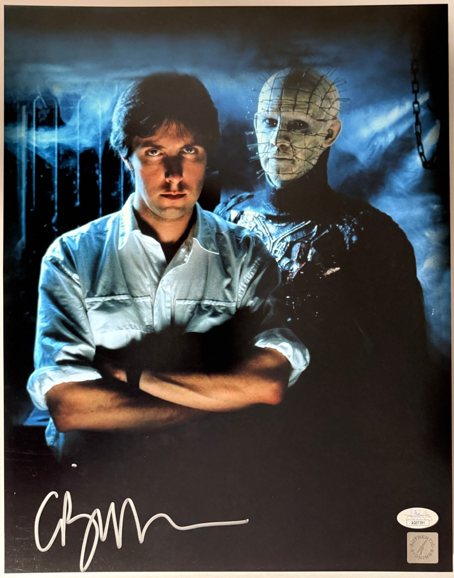 Clive Barker Hellraiser signed 11x14 - JSA Authenticated