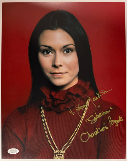 Kate Jackson "Charlies Angels" inscription + "Sabrina" Character Name signed 11x14 - JSA Authenticated