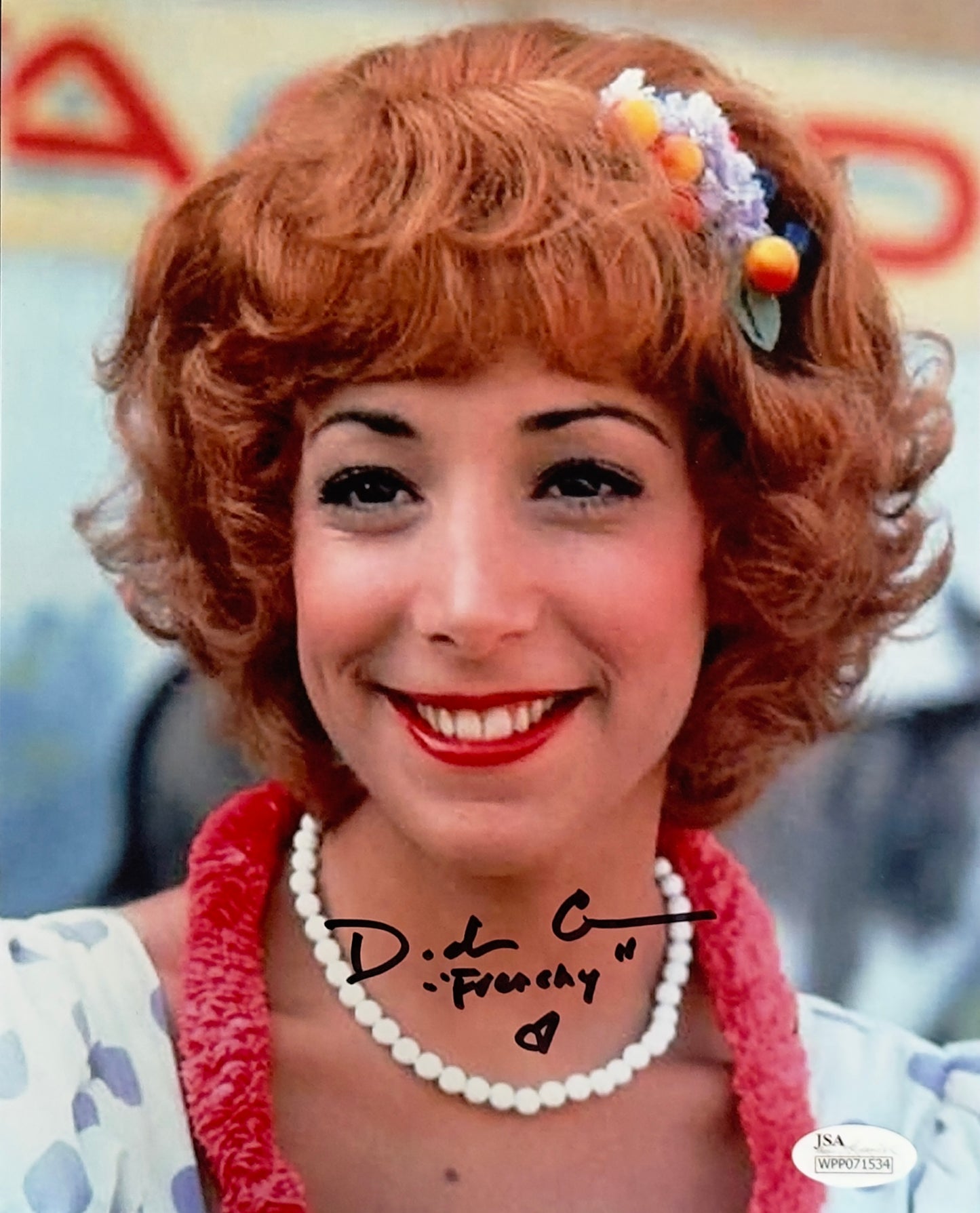 Didi Conn Grease "Frenchy" JSA Authenticated Signed 8x10