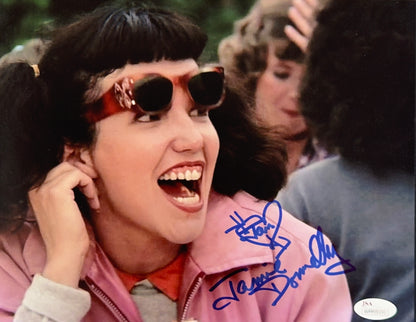 Jamie Donnelly Grease "Jan" inscription 8x10 signed - JSA Authenticated