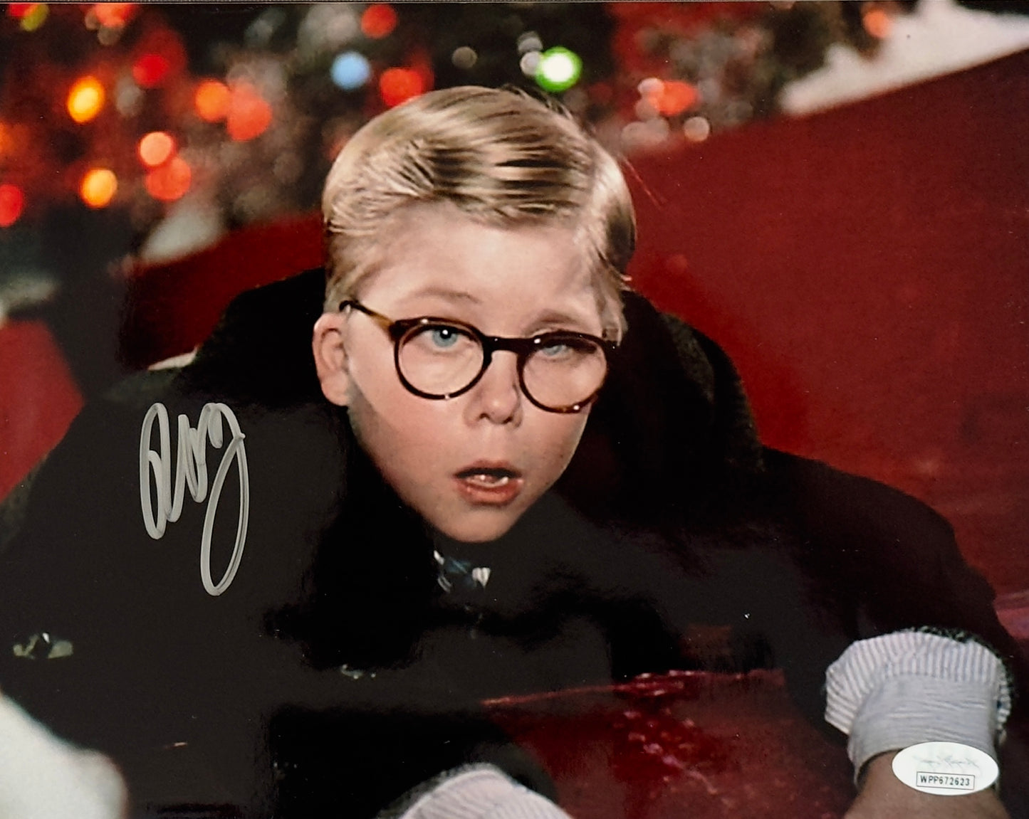 Peter Billingsly Christmas Story JSA Authenticated Signed 8x10