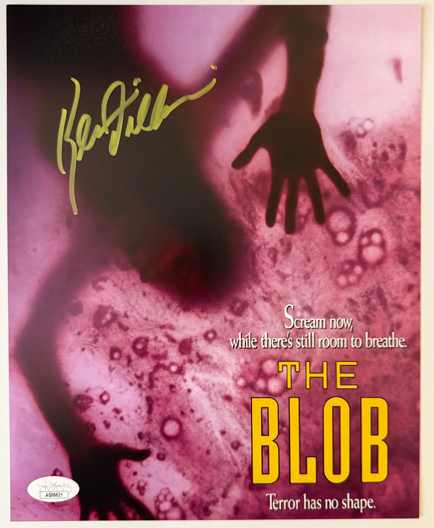 Kevin Dillon The Blob Signed 8x10 Photo - JSA Authenticated