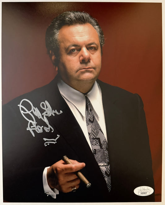 Paul Sorvino with "Paulie" inscription Goodfellas Signed 8x10 - JSA Authenticated