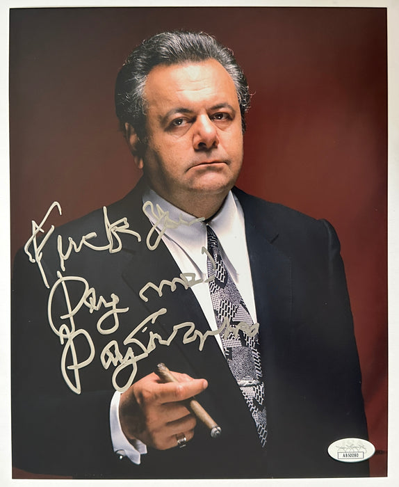 Signed 8x10 Paul Sorvino with "Paulie" inscription Goodfellas JSA Authenticated