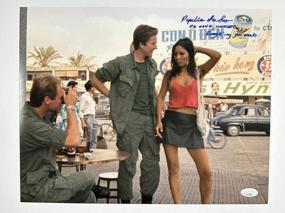 Papillon Soo Soo Full Metal Jacket "Every-ting you want." Da Nang Hooker JSA Authenticated Signed 11x14