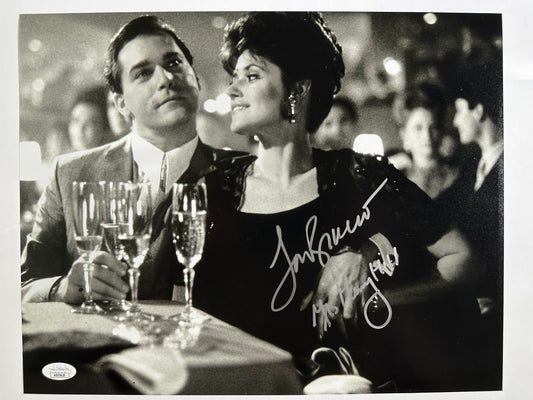 Lorraine Bracco Signed 11x14 Goodfellas Black & White Mrs. Henry Hill JSA Authenticated