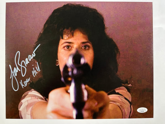 Lorraine Bracco Signed 11x14 Goodfellas Karen Hill white ink JSA Authenticated