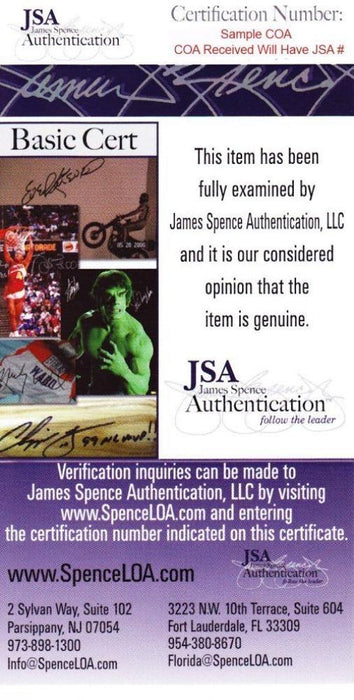 Signed 12x18 Ralph Macchio, Billy Zapka & Martin Kove Karate Kid "Danielsan" JSA Authenticated