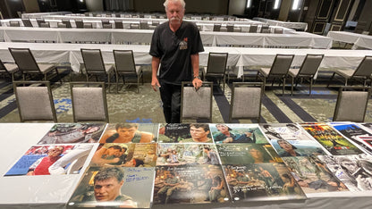 Tom Berenger with rare movie quote & character name "Yo! Saddle Up! Lock & Load!" Platoon 11x17 JSA Certified