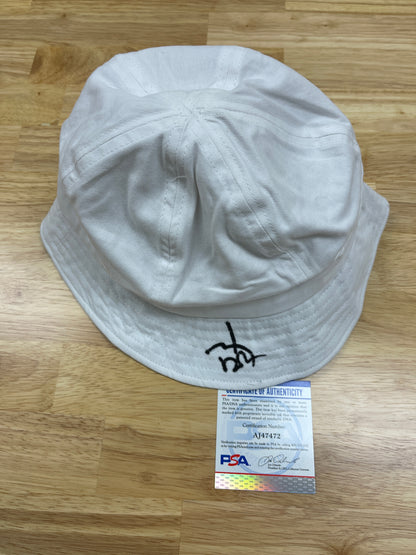 Johnny Depp signed Fear & Loathing Bucket Hat - PSA cert #AJ47472